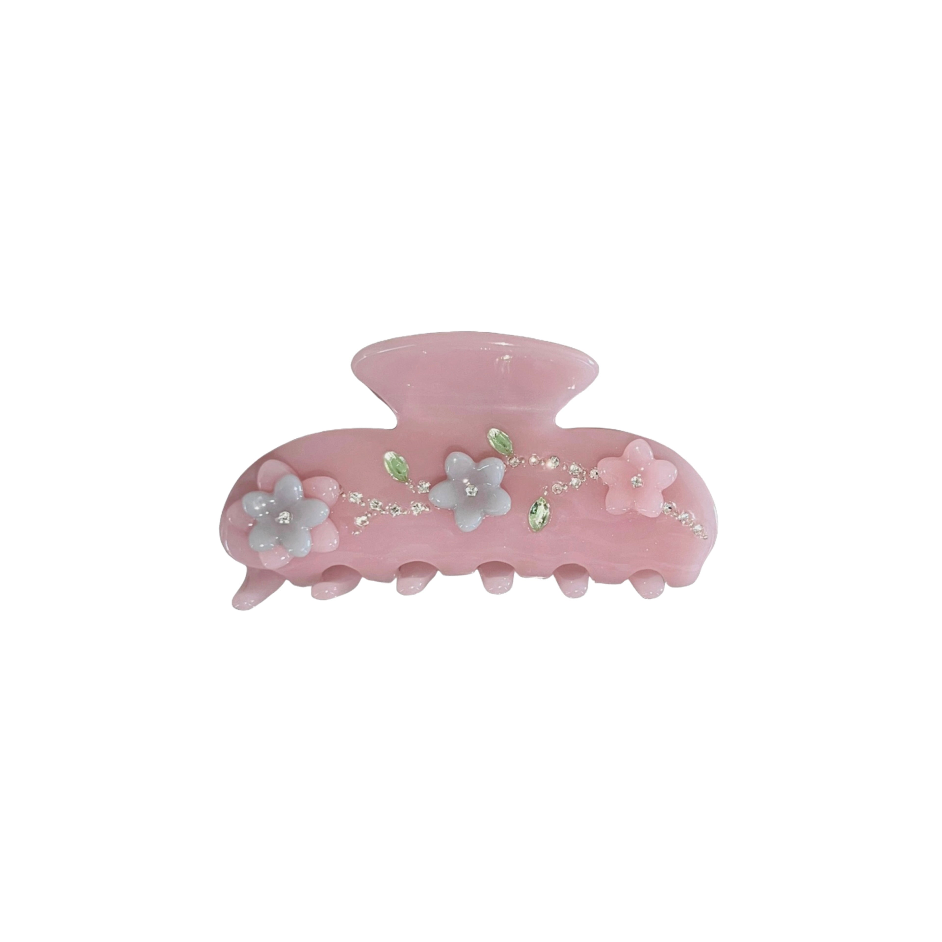 Clip da giardino vintage rosa